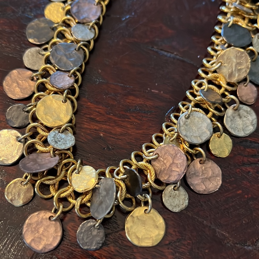 Kenneth Lane Statement Skeleton Chain Necklace - image 2